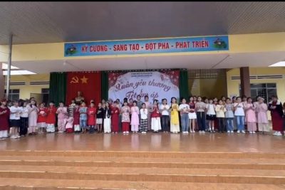 HỘI CHỢ XUÂN BÍNH NGỌ 2026 TRƯỜNG TH NGUYỄN DU XÃ EA KTUR, ĐĂK LĂK